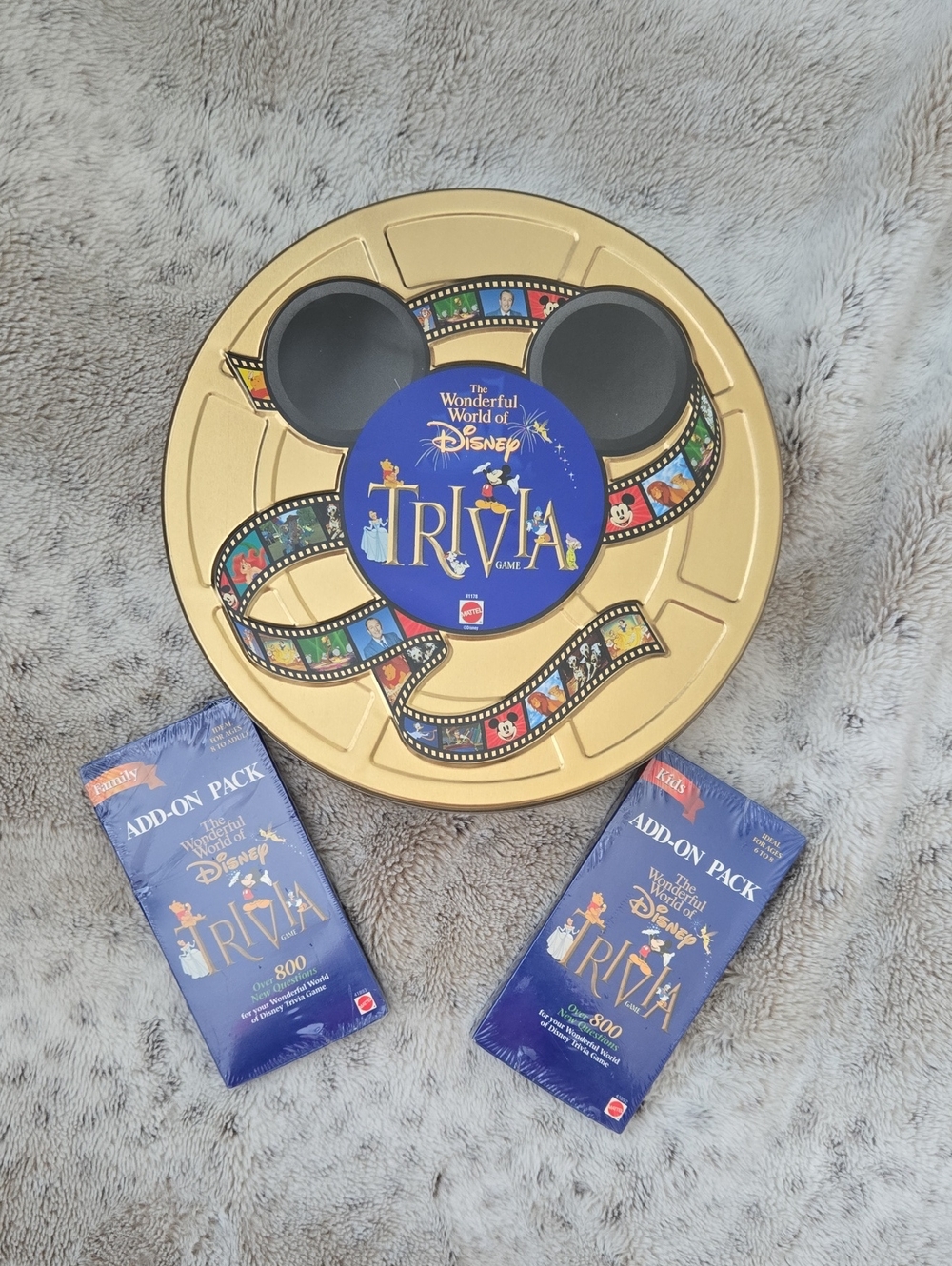 Disney Trivia tin set and extra packs